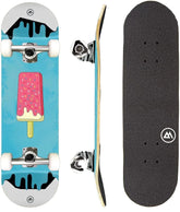 MK Classic Skateboard - Summer Blue (For Kids and Beginners)
