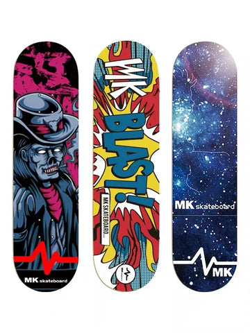 FENGYUAN Factory 卸売 大量カスタム スケートボードデッキ 100% 7プライ カナディアンメープル プロ スケートボードデッキ