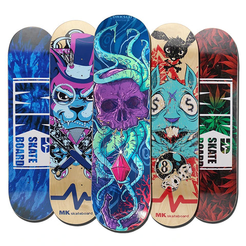 FENGYUAN 中国工場卸売 大量注文 低MOQ プロ仕様 カスタム スケートボード グラフィック プロ スケートボード デッキ
