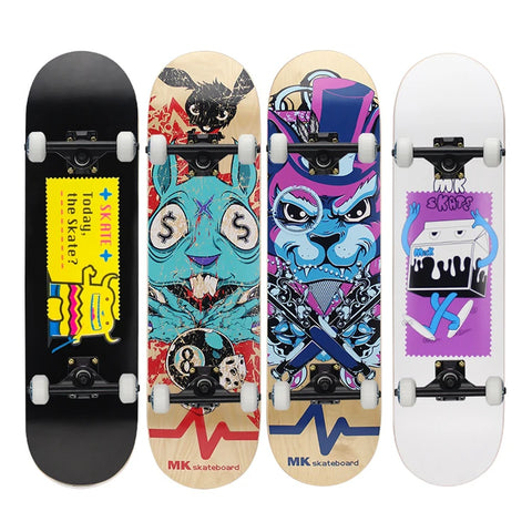 高品質、低MOQ、カスタムグラフィック、大人用カナディアンメープルスケートボード