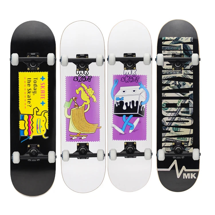 スケートボード工場 高速生産 低MOQ 木製スケートボード オンデマンド印刷 ボード スケート