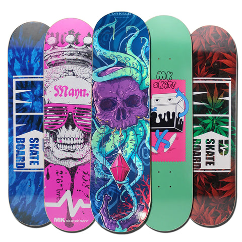 FENGYUAN Custom Skate Deck 100% Canadian Maple Custom Professional Skateboards Surface Custom Skate Board for Boys Adult OEM