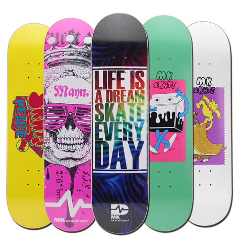 FENGYUAN Custom Skate Deck 100% Canadian Maple Custom Professional Skateboards Surface Custom Skate Board for Boys Adult OEM