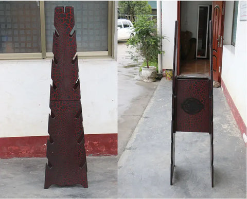 スケートボードディスプレイ パリウッド スケートボードウォールディスプレイ パリシェルフ 竹製木製ディスプレイ