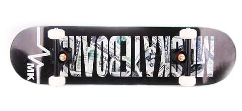 スケートボードサプライヤー 31 x 8インチ 7プライフルカナディアンメープルコンプリートダブルキックスケートボード