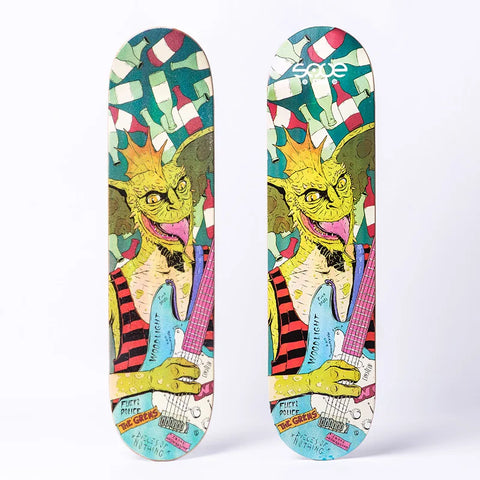 FENGYUAN 中国工場卸売 大量注文 低MOQ プロ仕様 カスタム スケートボード グラフィック プロ スケートボード デッキ