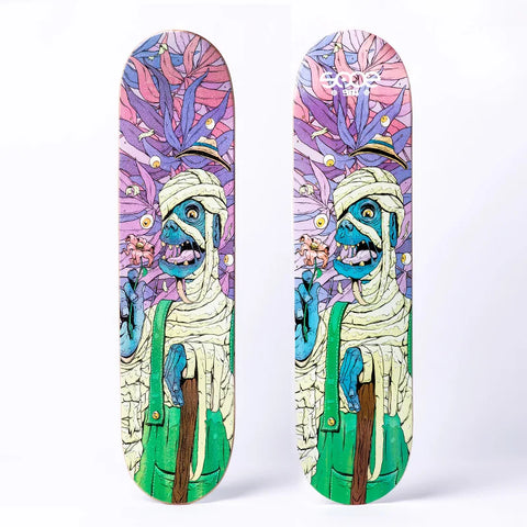 FENGYUAN 中国工場卸売 大量注文 低MOQ プロ仕様 カスタム スケートボード グラフィック プロ スケートボード デッキ