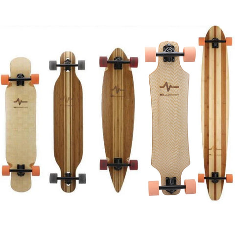 竹製スケートボードデッキ、MK竹製スケートボード、竹製ロングボード