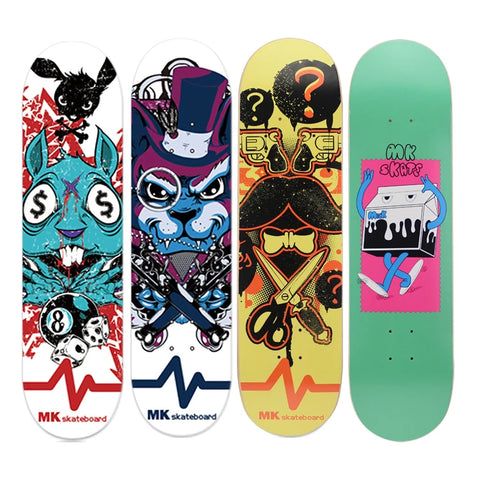 FENGYUAN Custom Skate Deck 100% Canadian Maple Custom Professional Skateboards Surface Custom Skate Board for Boys Adult OEM