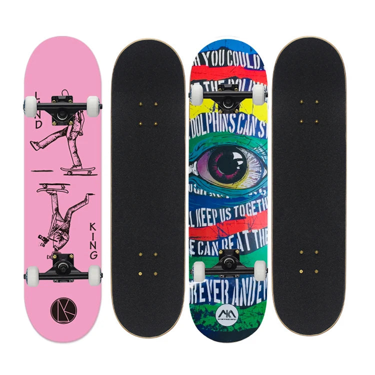卸売格安31×8インチブランクスケートボードデッキ7プライウッドカスタムスケートボードデッキスケートボード