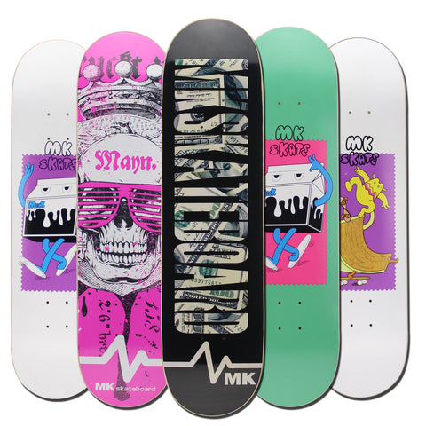 FENGYUAN Custom Skate Deck 100% Canadian Maple Custom Professional Skateboards Surface Custom Skate Board for Boys Adult OEM