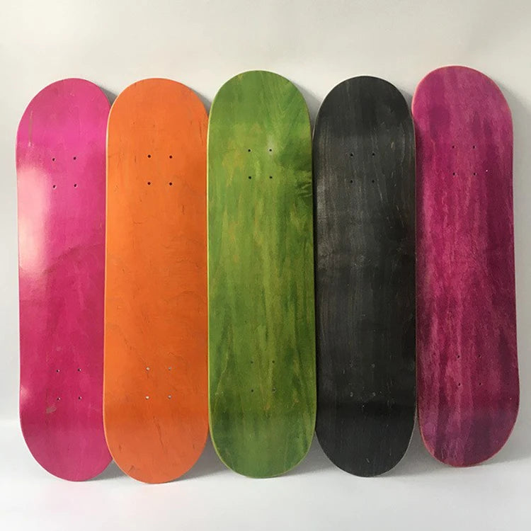 カスタムカナディアンメープルスケートボードデッキ