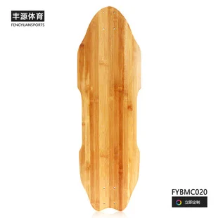 Custom Longboard Deck - Natural Chinese Style 01