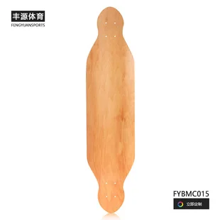Custom Longboard Deck - Natural Chinese Style 02