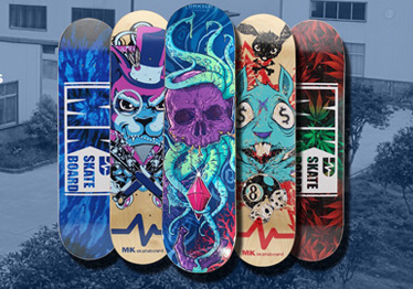 Fengyuan double-kick skateboard deck range